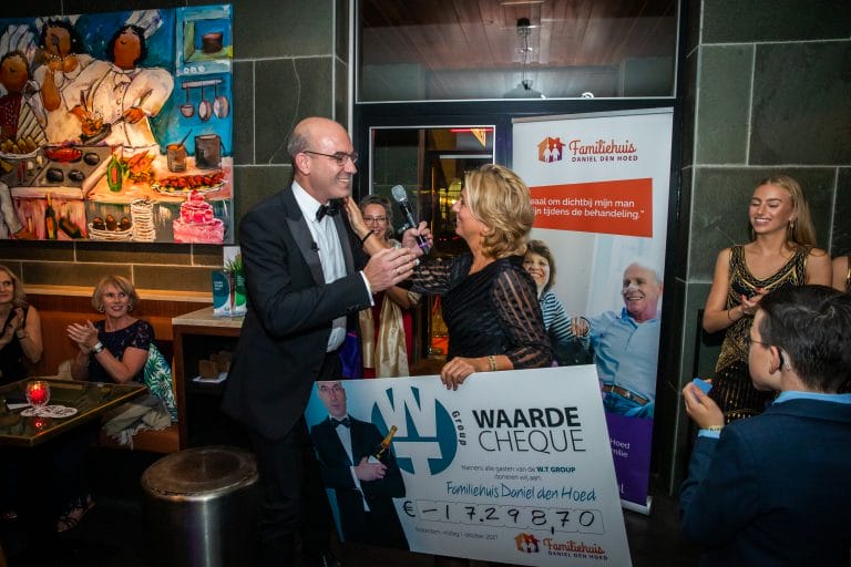 Cheque ter waarde van € 17.289,70!